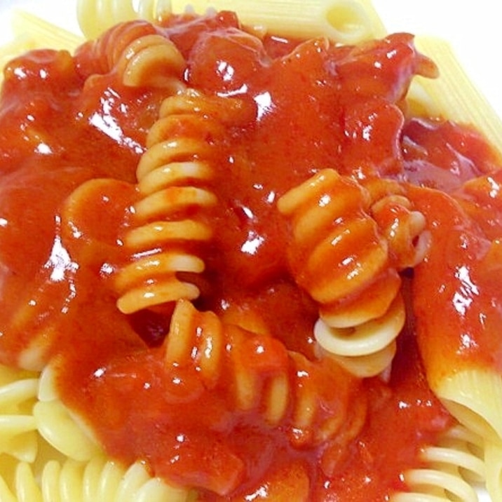 トマトジュースを使ったトマトパスタ レシピ 作り方 By デラみーやん 楽天レシピ トマトジュースを使ったトマトパスタ レシピ 作り方 By デラみーやん 楽天レシピ